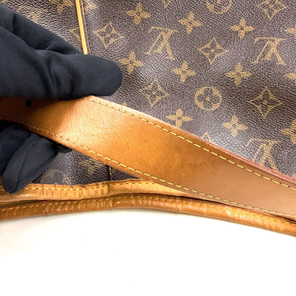 Louis Vuitton Galleria PM Monogram Leather Brown Light Shoulder Bag Gold — view 8