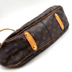 Louis Vuitton Galleria PM Monogram Leather Brown Light Shoulder Bag Gold — view 5