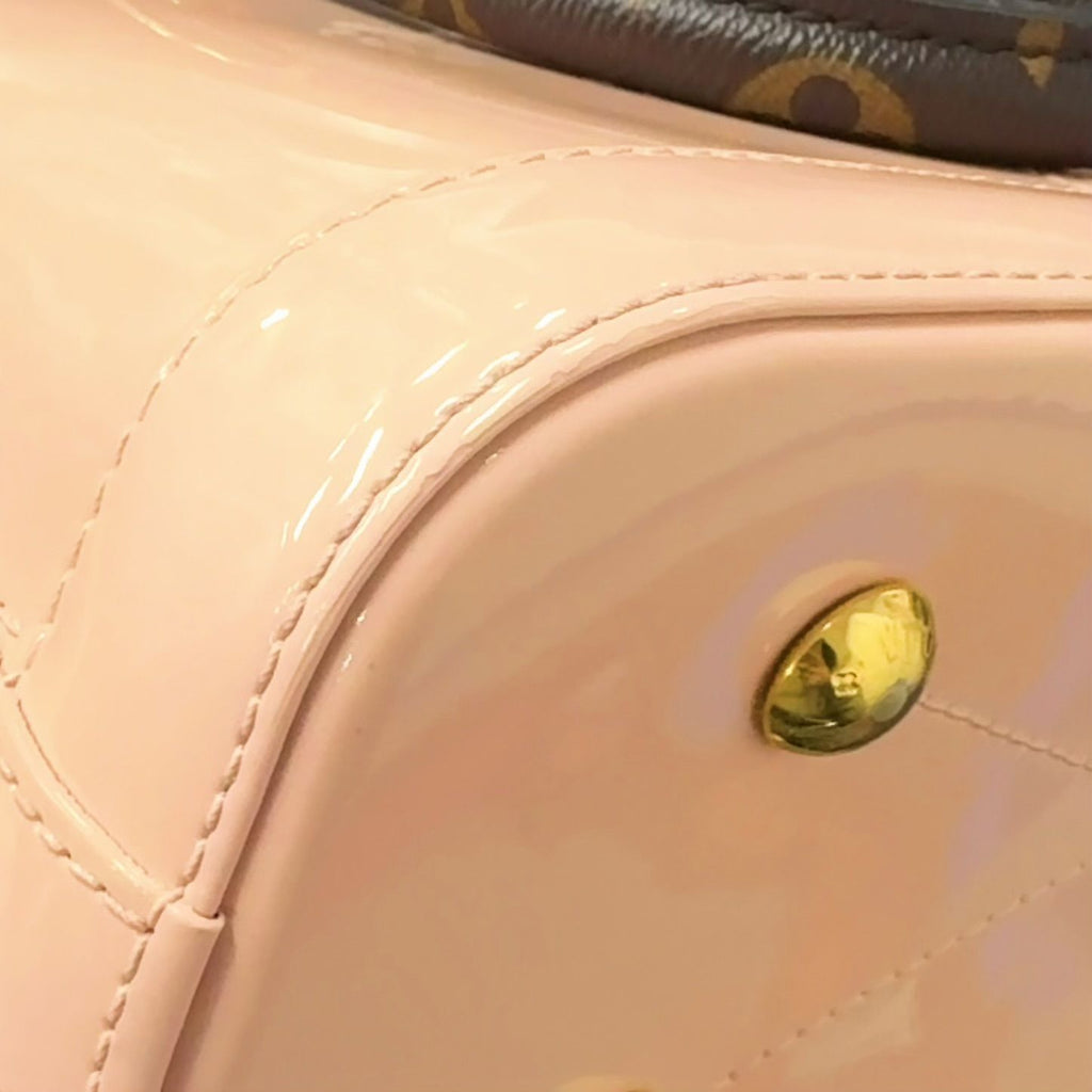 Louis Vuitton Alma BB 2-Way Shoulder Bag Enamel Light Pink Gold — view 7