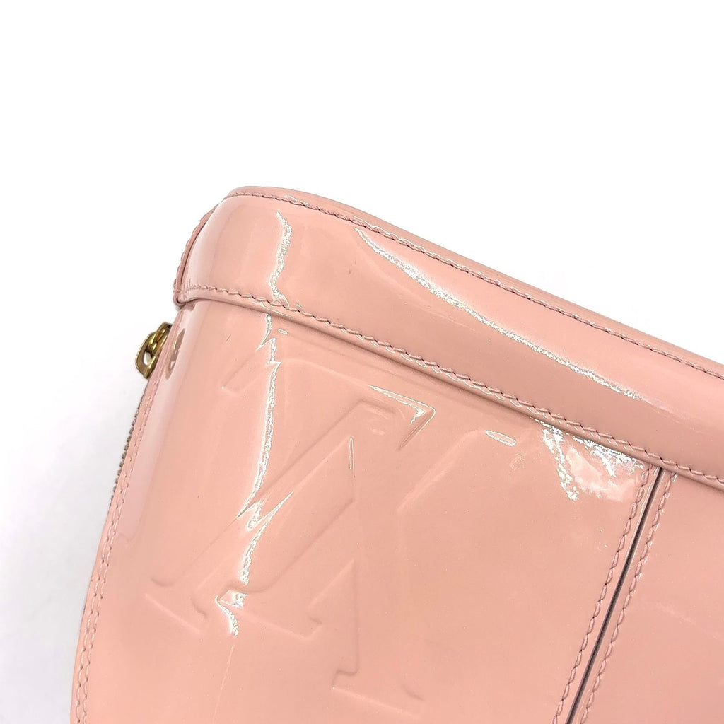 Louis Vuitton Alma BB 2-Way Shoulder Bag Enamel Light Pink Gold — view 9