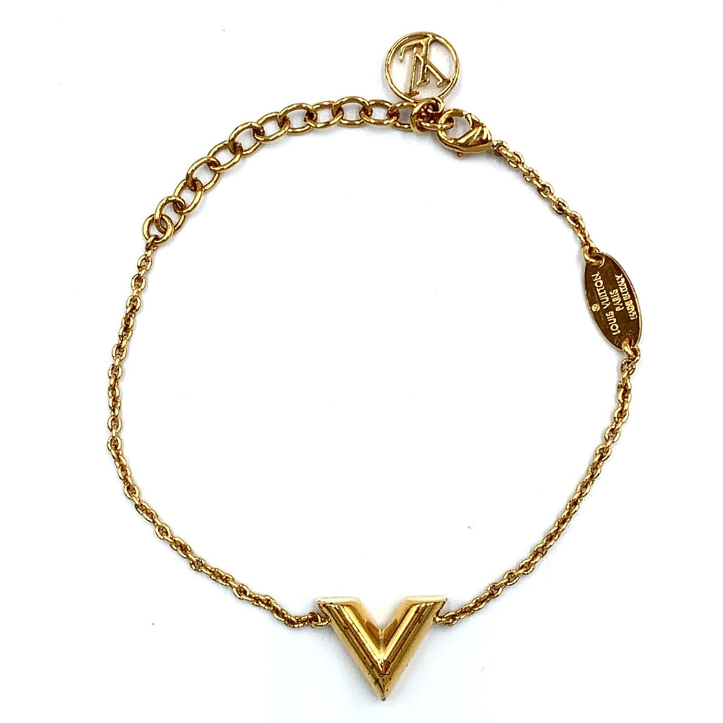 Louis Vuitton Essential Metal Gold Bracelet — view 3