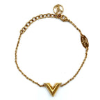 Louis Vuitton Essential Metal Gold Bracelet — view 3