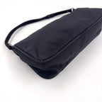 Prada Nylon Black Handbag Silver — view 7