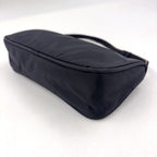 Prada Nylon Black Handbag Silver — view 8