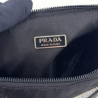 Prada Nylon Black Handbag Silver — view 4