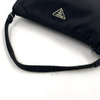 Prada Nylon Black Handbag Silver — view 5