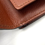 Louis Vuitton Porte Monet Billets Cult Cles Monogram Leather Brown Trifold — view 8