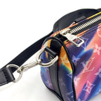 Louis Vuitton Sunset Keepall XS Monogram 2-Way Shoulder Leather Black Multicolor — view 7