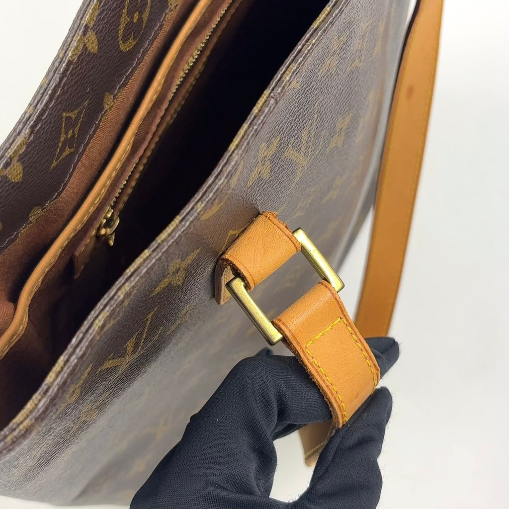 Louis Vuitton Vavin GM Monogram Leather Brown Tote Gold — view 8