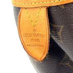 Louis Vuitton Montorgueil PM Monogram Leather Brown Shoulder Bag Gold — view 4