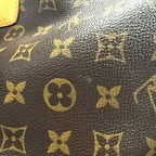 Louis Vuitton Montorgueil PM Monogram Leather Brown Shoulder Bag Gold — view 6