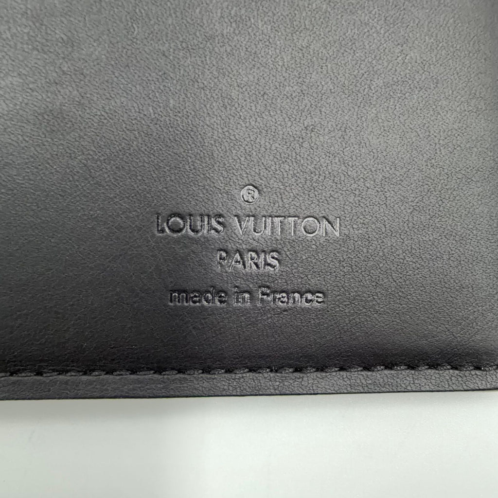 Louis Vuitton Portefeuille Brazza Damier Infini Leather Black Bifold Wallet — view 4
