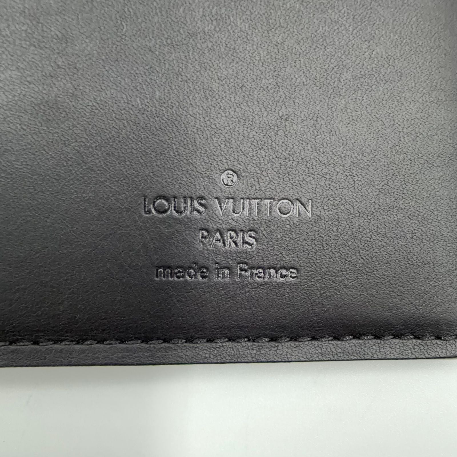 Louis Vuitton Portefeuille Brazza Damier Infini Leather Black Bifold Wallet — view 4