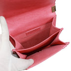 Chanel North South Boy Flap Caviar Leather Pink Shoulder Bag Gold — view 7
