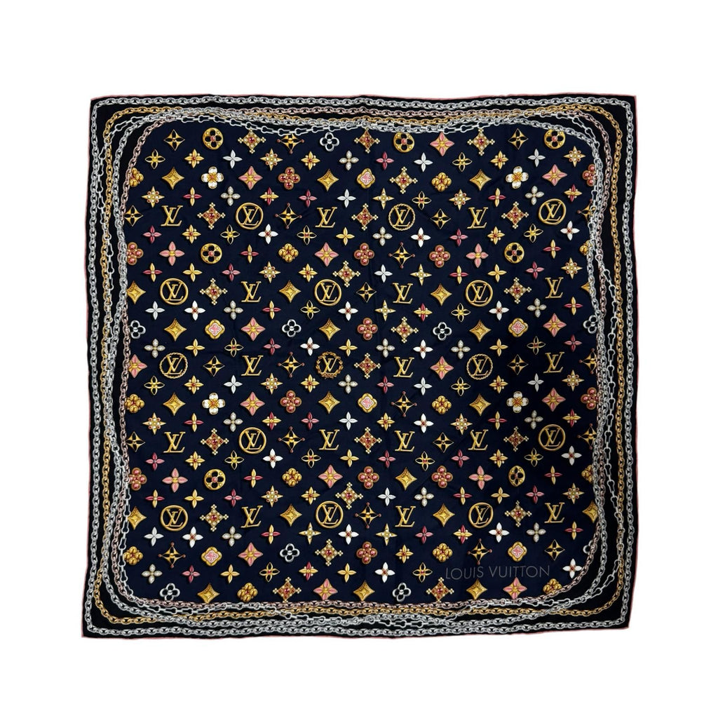 Louis Vuitton Silk Scarf Carre Your Highness