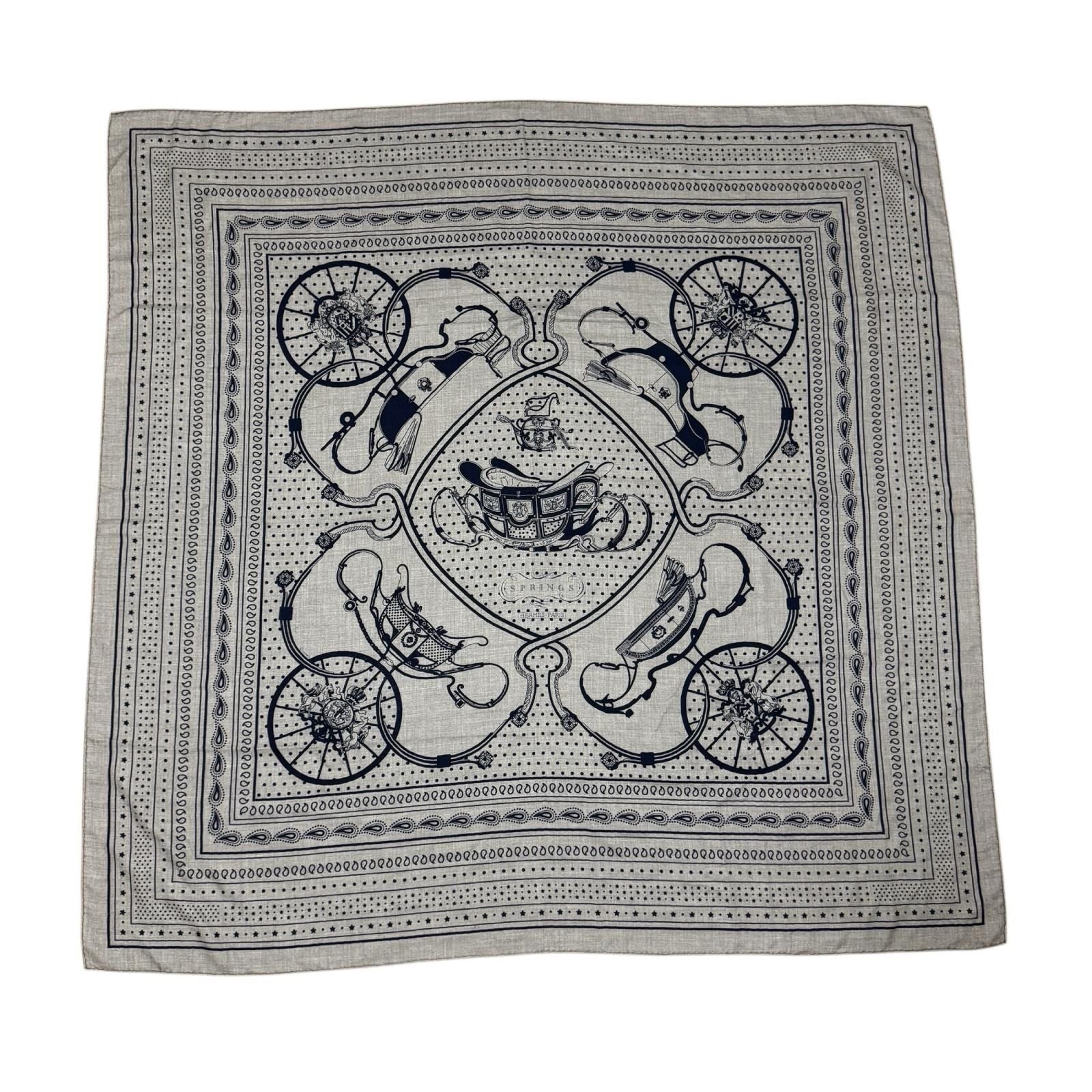 Hermes Carre Spring Bandana Scarf — view 2