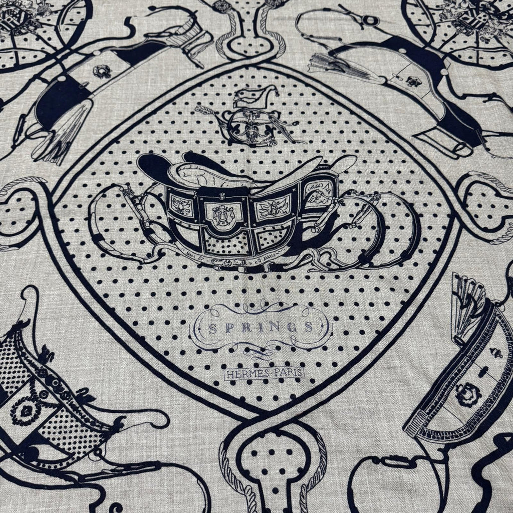 Hermes Carre Spring Bandana Scarf — view 4