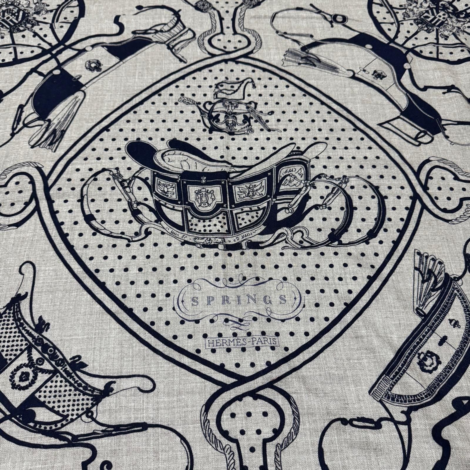 Hermes Carre Spring Bandana Scarf — view 4