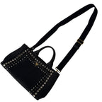 Prada Canapa Bijou Studded 2-Way Tote Shoulder — view 2