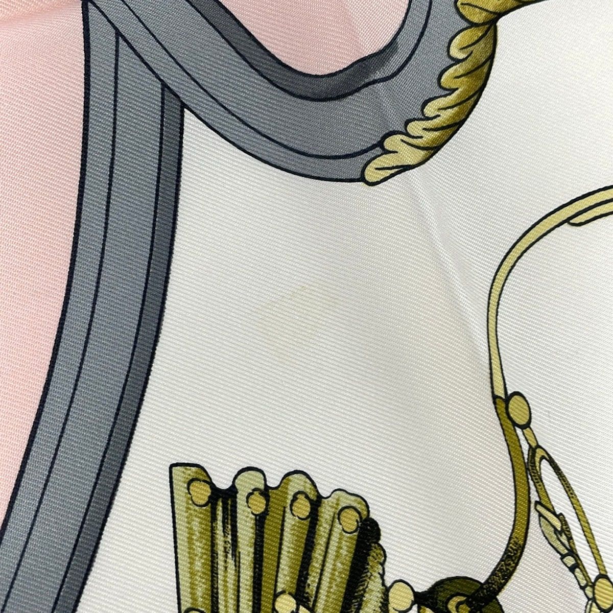 Hermes Scarf Carre 90 Pink Gray Multi Springs — view 5
