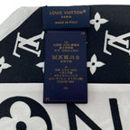 Louis Vuitton Scarf Bandeau BB Monogram Infinity White Black Ribbon — view 2