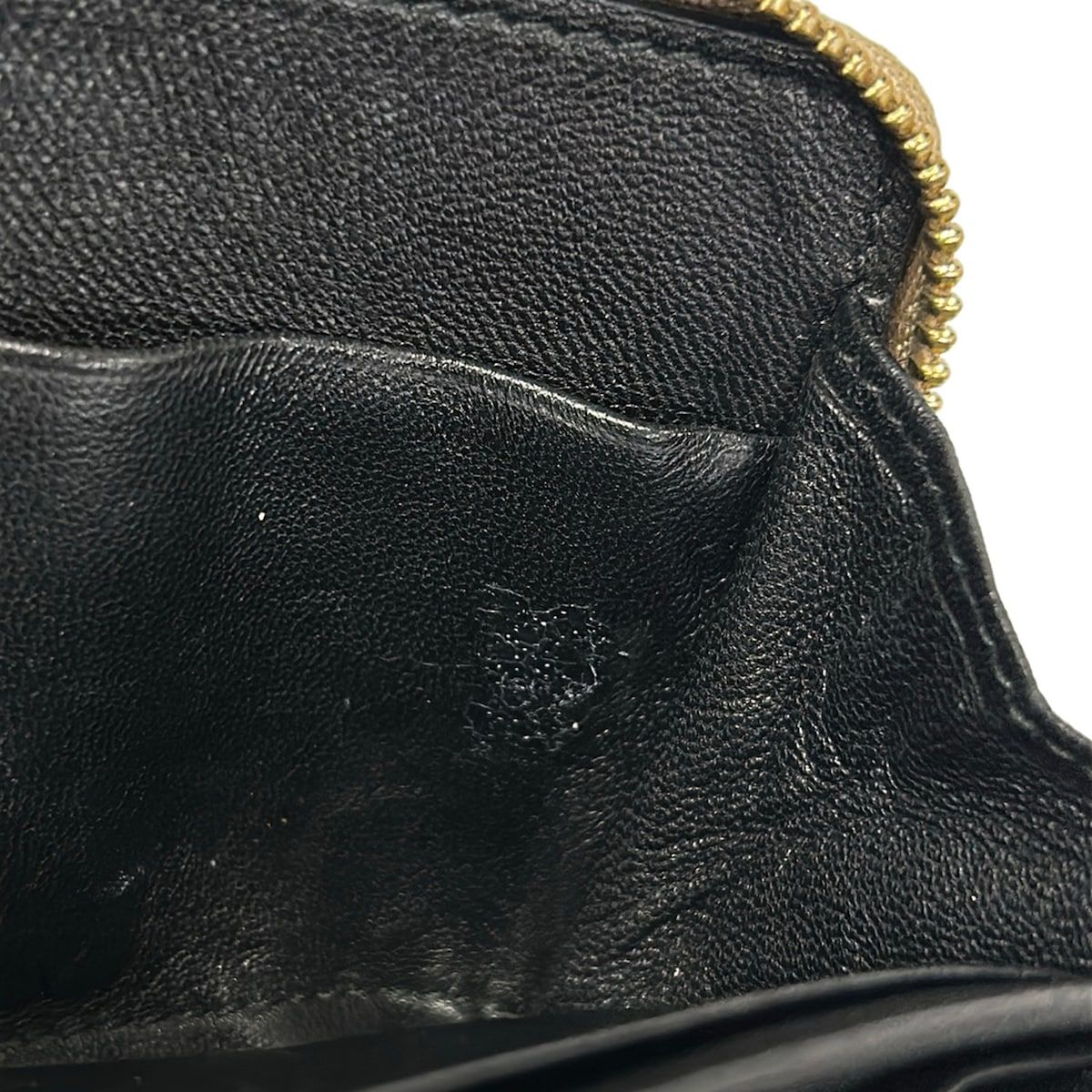 Loewe Card Case Gold Tassel Zip Around Leather — view 6