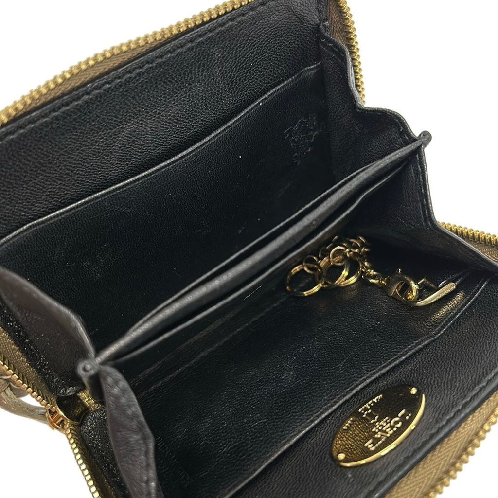 Loewe Card Case Gold Tassel Zip Around Leather — view 3