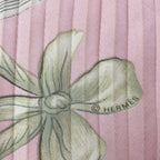 Hermes Scarf Carre Plisse Pink Beige Multi — view 2