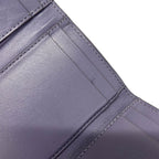 Bottega Veneta Trifold Wallet Maxi Intrecciato Purple Mini Leather — view 9