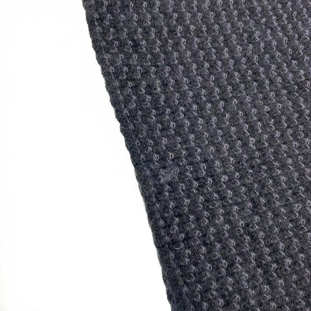Louis Vuitton Scarf Echarpe Elena Black Dark Gray Lucky Wool Silk — view 5