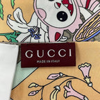Gucci Scarf Light Pink Light Blue Multi Ribbon Besties — view 2