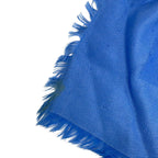 Louis Vuitton Shawl Monogram Blue Wool Silk Scarf — view 3