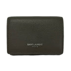 Saint Laurent Paris Trifold Wallet Tiny Gray Ju Mini Leather