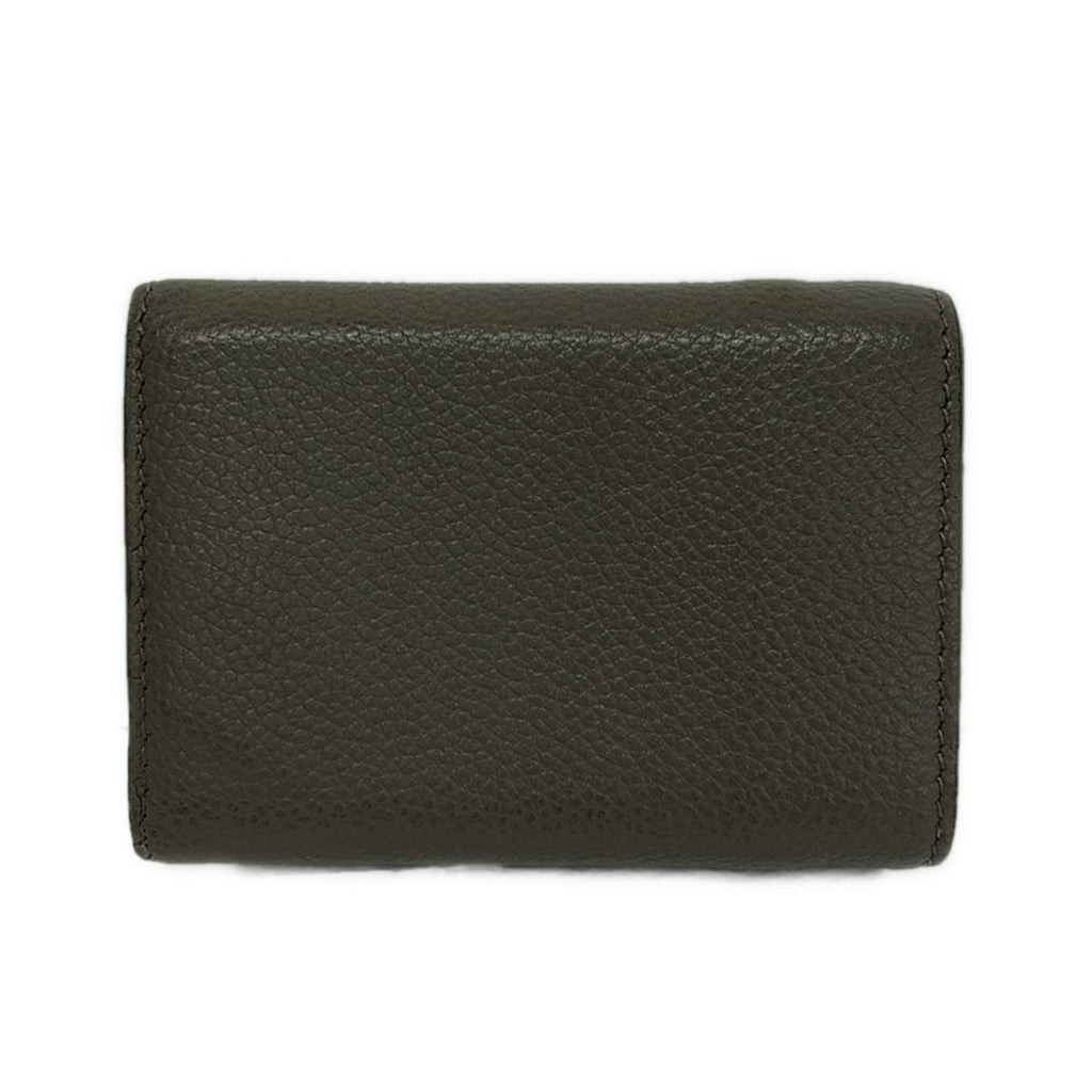 Saint Laurent Paris Trifold Wallet Tiny Gray Ju Mini Leather — view 2