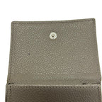 Saint Laurent Paris Trifold Wallet Tiny Gray Ju Mini Leather — view 5