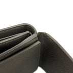 Saint Laurent Paris Trifold Wallet Tiny Gray Ju Mini Leather — view 6
