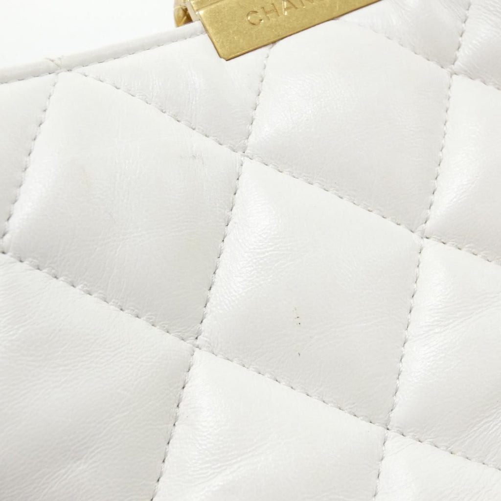 Chanel Bag Handbag White — view 7