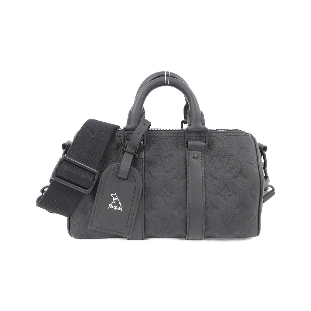 Louis Vuitton Taurillon Monogram Keepall Bandouliere 25 cm Boston
