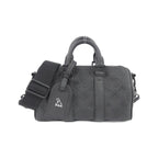 Louis Vuitton Taurillon Monogram Keepall Bandouliere 25 cm Boston