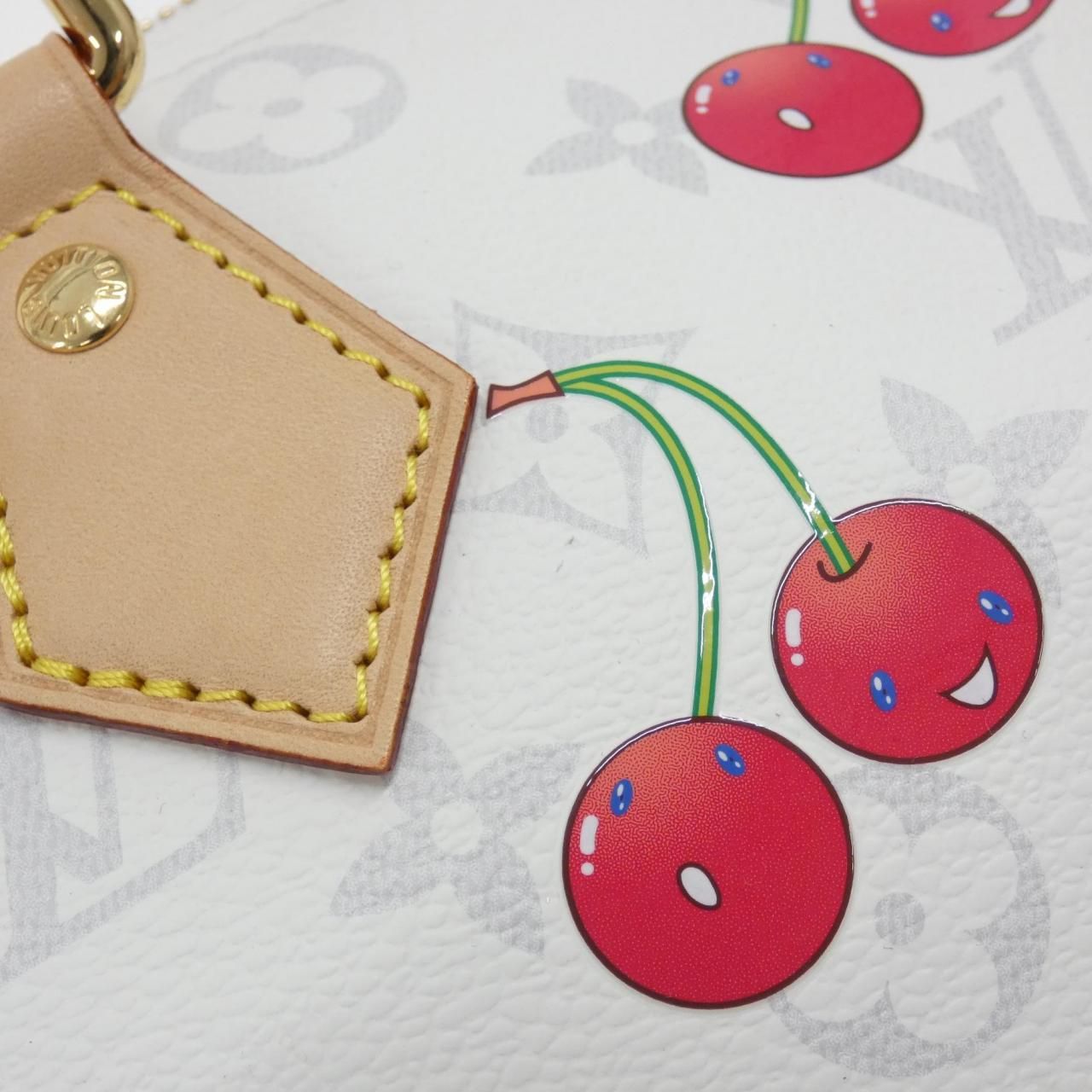 Louis Vuitton Monogram Cherry Speedy Bandouliere 30 cm Boston — view 3