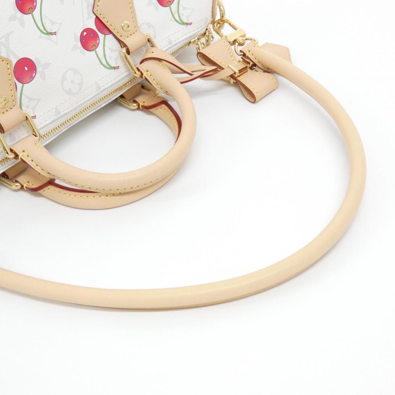 Louis Vuitton Monogram Cherry Speedy Bandouliere 30 cm Boston — view 5