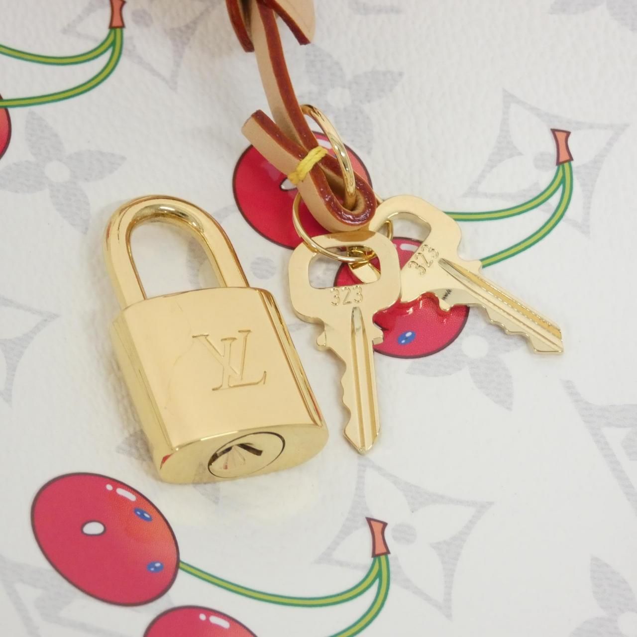 Louis Vuitton Monogram Cherry Speedy Bandouliere 30 cm Boston — view 4