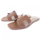 Hermes Oran Sandals Brown — view 3