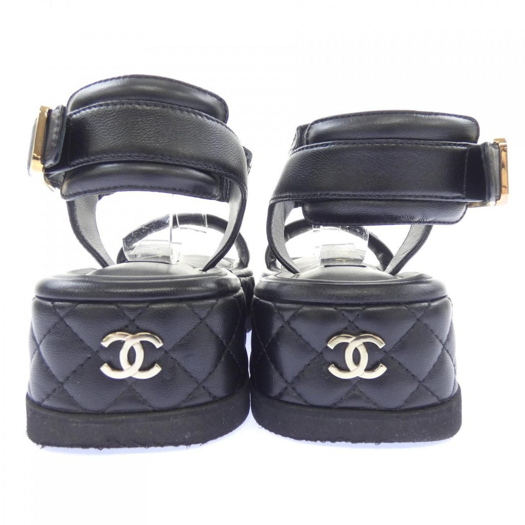 Chanel Sandals Black — view 5