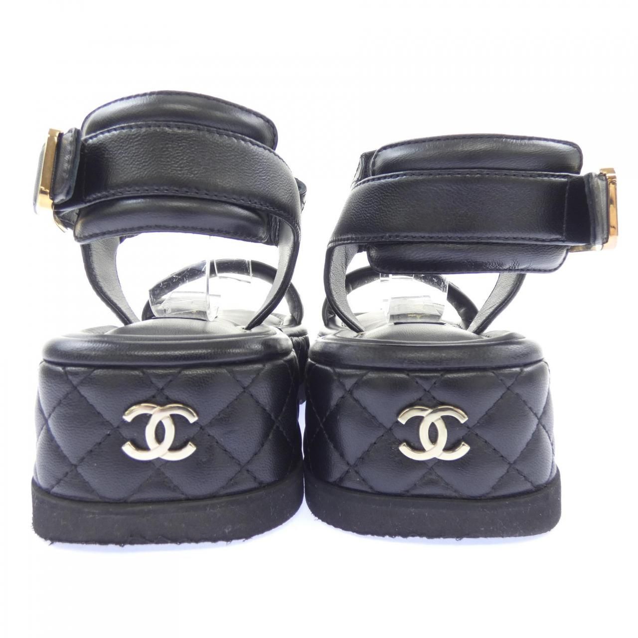 Chanel Sandals Black — view 5