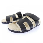 Hermes Chypre Sandals Black — view 3