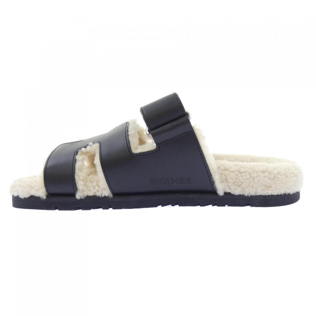 Hermes Chypre Sandals Black — view 2