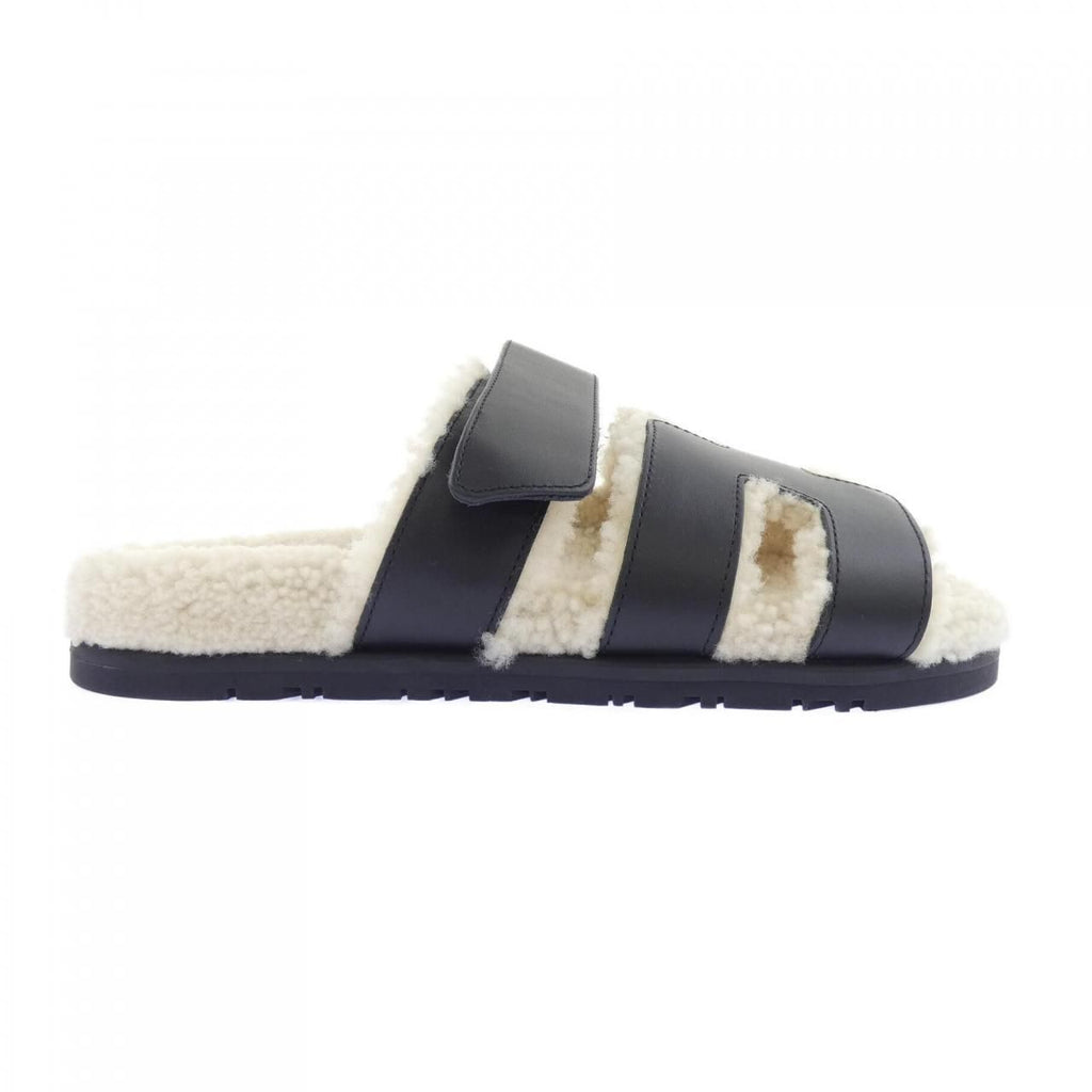 Hermes Chypre Sandals Black