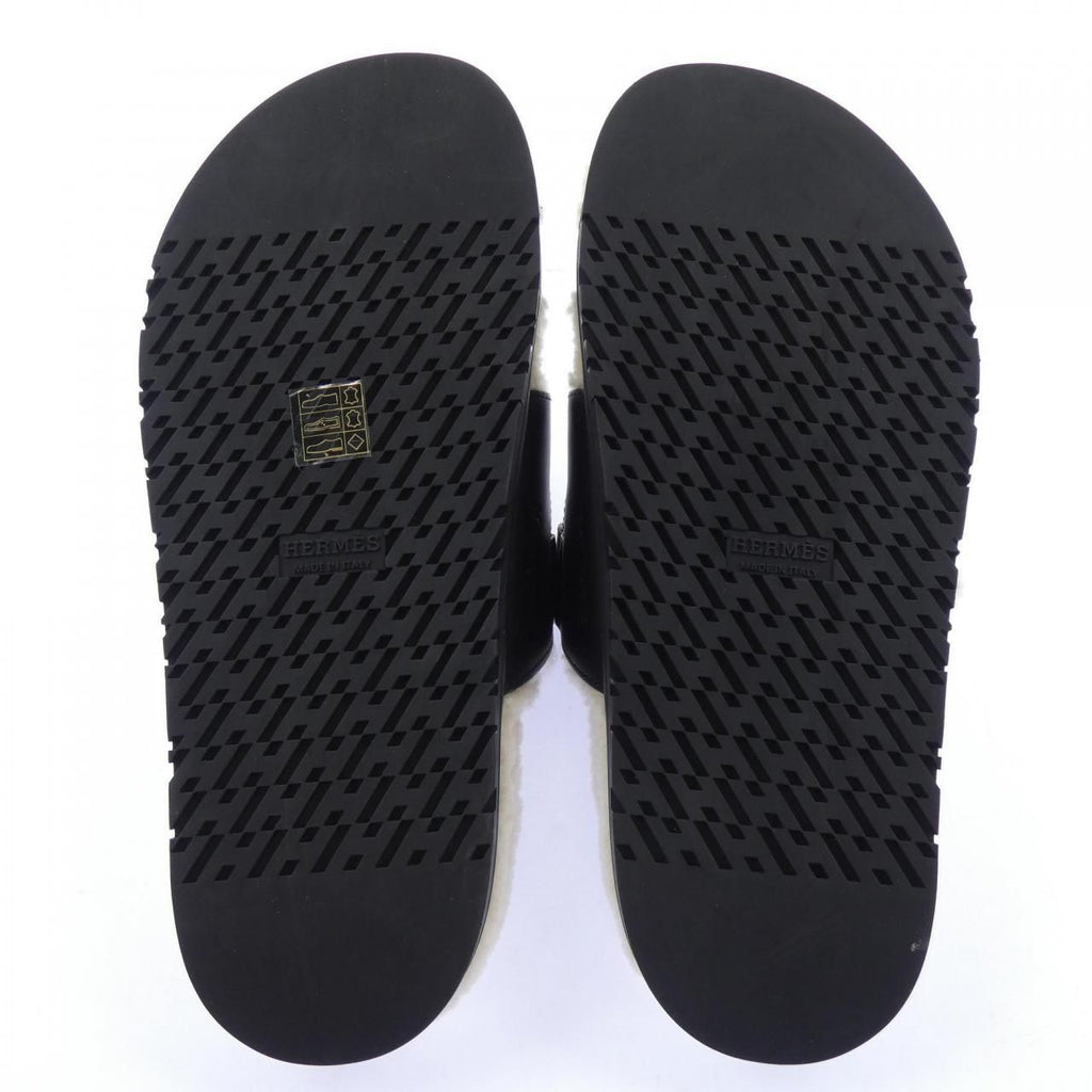 Hermes Chypre Sandals Black — view 4