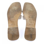 Hermes Oran Sandals Beige — view 4